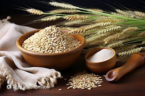 桌子上的谷物 日常中的營養與美學